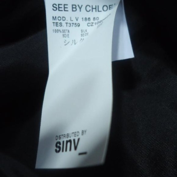 NWT Celebrity See By Chloe 60's/70's Psychedelic Style Silk Shift Dress - Picture 9 of 10